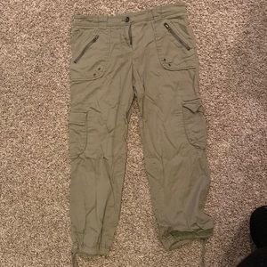 Army green cargo pants